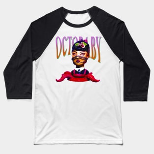 Octobaby PURPLE by ST.CLEON Baseball T-Shirt